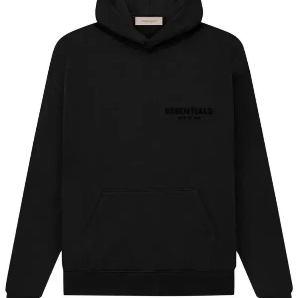 Essentials Men's Black Hoodie